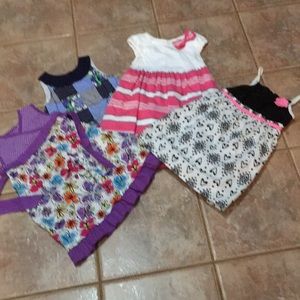 Bundle of toddler girl 4T dresses